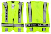 CLARKDALE POLICE, AZ TRAFFIC VEST - ANSI-207-2006.